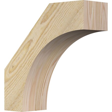 Ekena Millwork 4"W x 12"D x 12"H Westlake Rough Sawn Knee Brace, Douglas Fir BRC04X12X12WTL00RDF